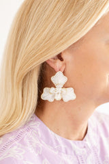 Lisi Lerch Kaia - Raffia Flower Earring