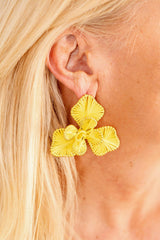 Lisi Lerch Kaia - Raffia Flower Earring