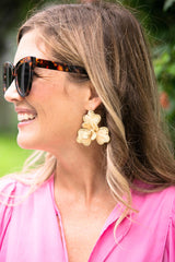Lisi Lerch Kaia - Raffia Flower Earring