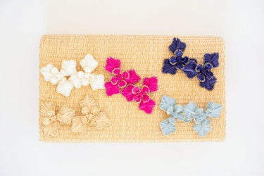 Lisi Lerch Kaia - Raffia Flower Earring
