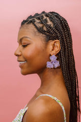 Lisi Lerch Kaia - Raffia Flower Earring