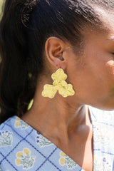 Lisi Lerch Kaia - Raffia Flower Earring