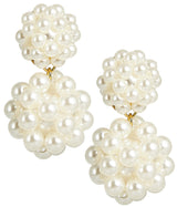 Lisi Lerch Kate Cluster Pearl Large Statement - Earrings - Belle of the Ball