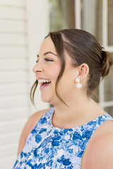 Lisi Lerch Kate Cluster Pearl Small - Earrings - Belle of the Ball