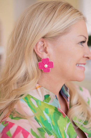 Lisi Lerch Kerry Beaded Clover Stud Earring - PreOrder March 5th
