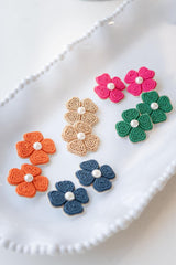 Lisi Lerch Kerry Beaded Clover Stud Earring - PreOrder March 5th