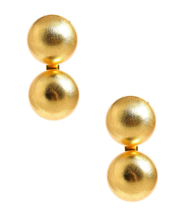 Lisi Lerch Large Belle Stud - Brushed Gold