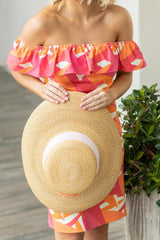 Lauren Hat - Raffia Round - Lisi Lerch