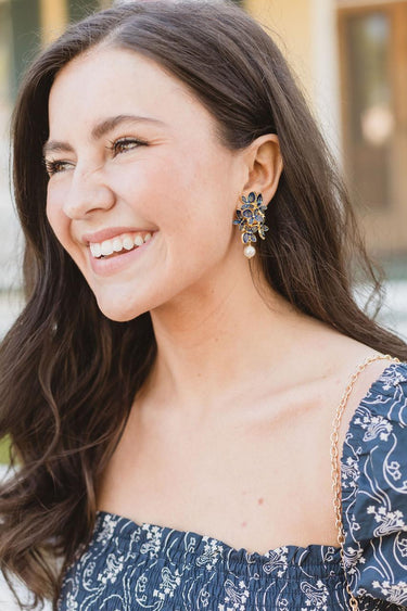 Lisi Lerch Limelight - Colored - Statement hydrangea earrings