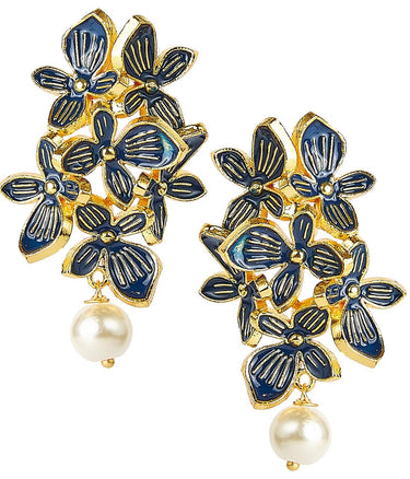 Lisi Lerch Limelight - Colored - Statement hydrangea earrings