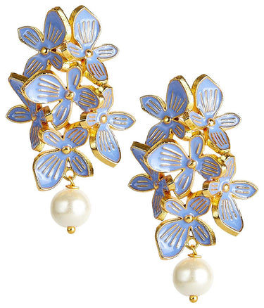 Lisi Lerch Limelight - Colored - Statement hydrangea earrings