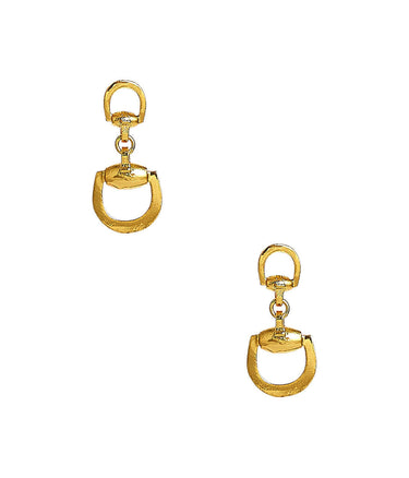 Lisi Lerch Mini Horsebit - Gold Earring