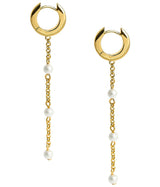 Lisi Lerch Moonlit Drop Hoop Earring - 18k Gold Plated - Jess Fay Collection