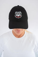 Lisi Lerch Needlepoint Baseball Hat - Bulldog