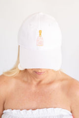 Lisi Lerch Needlepoint Baseball Hat - Rose