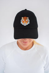 Lisi Lerch Needlepoint Baseball Hat - Tiger