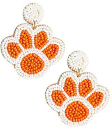 Orange Paw Print - Lisi Lerch