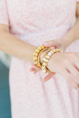 Lisi Lerch Parker - Gold Beaded Bracelet