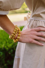 Lisi Lerch Parker - Gold Beaded Bracelet
