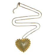 Patti Lynn Gold Heart Charm Necklace - Teggy French x Lisi Lerch Collection - 18k Gold Plated - Lisi Lerch