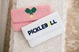 Lisi Lerch Pickleball White - Beaded Clutch