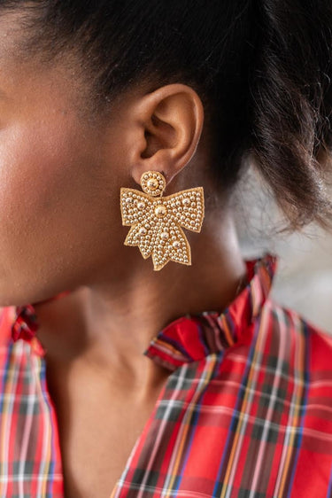 Lisi Lerch Rosie - Fabric Bow Earring