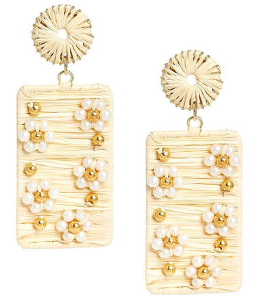 Lisi Lerch Royale Earring - Raffia - Amy Littleson