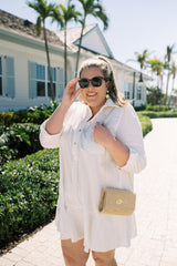 Lisi Lerch Scalloped Ruby Straw Clutch - Florida Friends