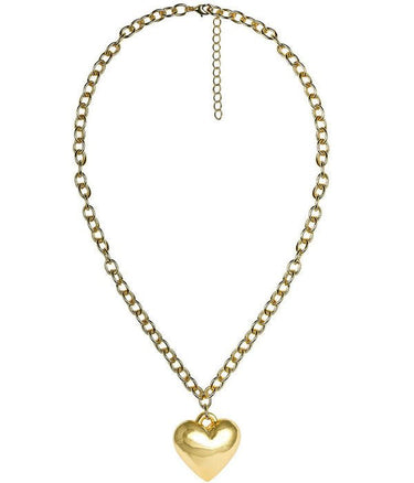 Sienna - Puffy Heart Necklace - 18k Gold Plated - Lisi Lerch