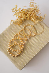 Lisi Lerch Sister Golden Bracelet Stack - 7 Gold Bracelet Stack