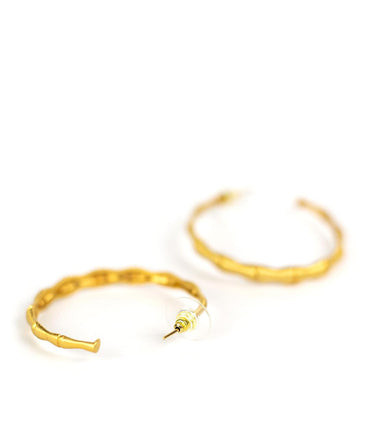 Lisi Lerch Skinny Bamboo Hoop - Gold