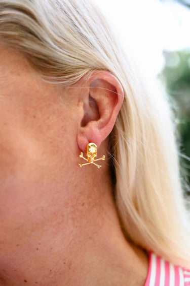 Lisi Lerch Skull Stud - Gold