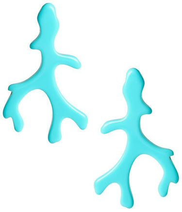 Lisi Lerch Small Acrylic Coral Earrings  - March 1st PreOrder
