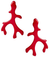 Lisi Lerch Small Acrylic Coral Earrings - March 1st PreOrder