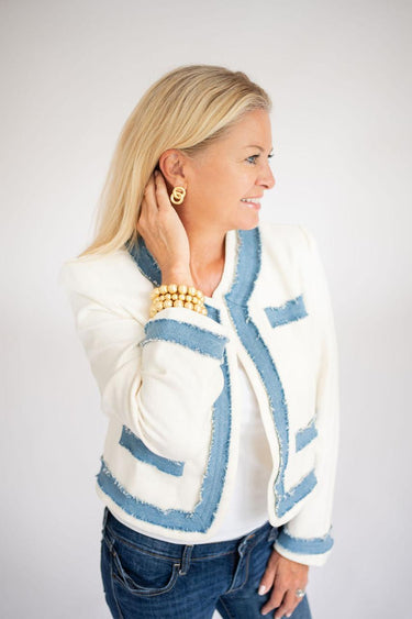 Lisi Lerch Spencer Earring - Mini - Brushed Gold - PreOrder September 20th