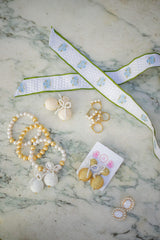 Lisi Lerch Sullivan - Fabric & Pearl Earrings - Sarah Weisbrod Collection