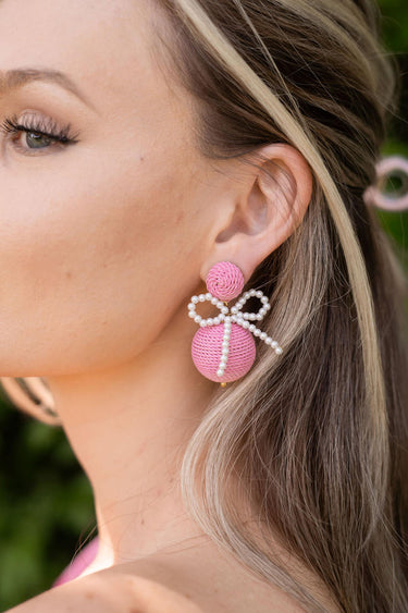 Lisi Lerch Sullivan - Fabric & Pearl Earrings - Sarah Weisbrod Collection