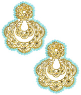 Sydney Hand Beaded - Statement Earring - Lisi Lerch