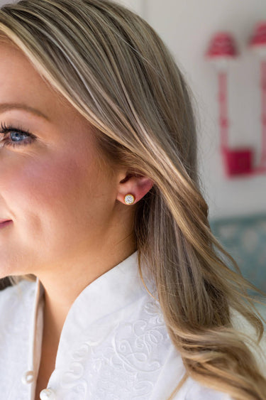 Lisi Lerch The Baby Bezel Stud - Amy Littleson Collection