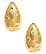 Lisi Lerch The Guido - Rhinestone & Gold Hoop - Meeghan Mullin x Lisi Lerch
