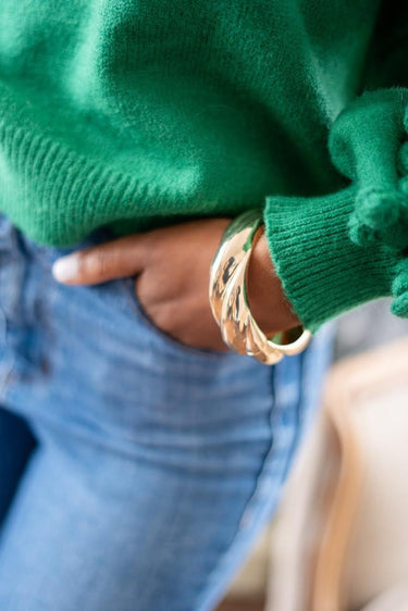 Lisi Lerch The Parker Cuff Gold - Belle of the Ball
