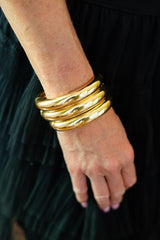 Lisi Lerch The Quinn - Gold Bangle - Meeghan Mullin x Lisi Lerch