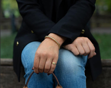 Lisi Lerch The Ralph Cuff - Small - 18k Plated - Belle of the Ball - PreOrder