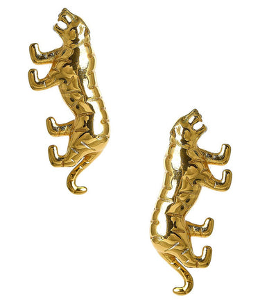 Gold Tiger - Stud Earring
