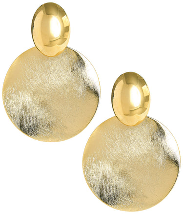 Peyton- Mixed Metal Earring