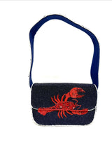 Lobster Beaded Shoulder Bag - Lisi Lerch