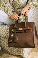Margo - Faux Suede Handbag - Lisi Lerch