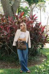 Margo - Faux Suede Handbag - Lisi Lerch