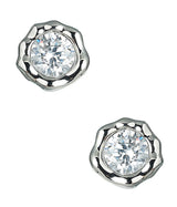 Margot - Bezel Textured Stud Earring - 18k Gold Plated - Darby Clark Collection - Lisi Lerch