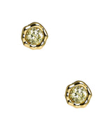Margot- Pastel Bezel Textured Earring- 18K Plated - Darby Clark Collection - Lisi Lerch